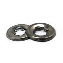 F436 Stainless steel star lock washer make with brass of different size